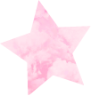 pink star with clouds
